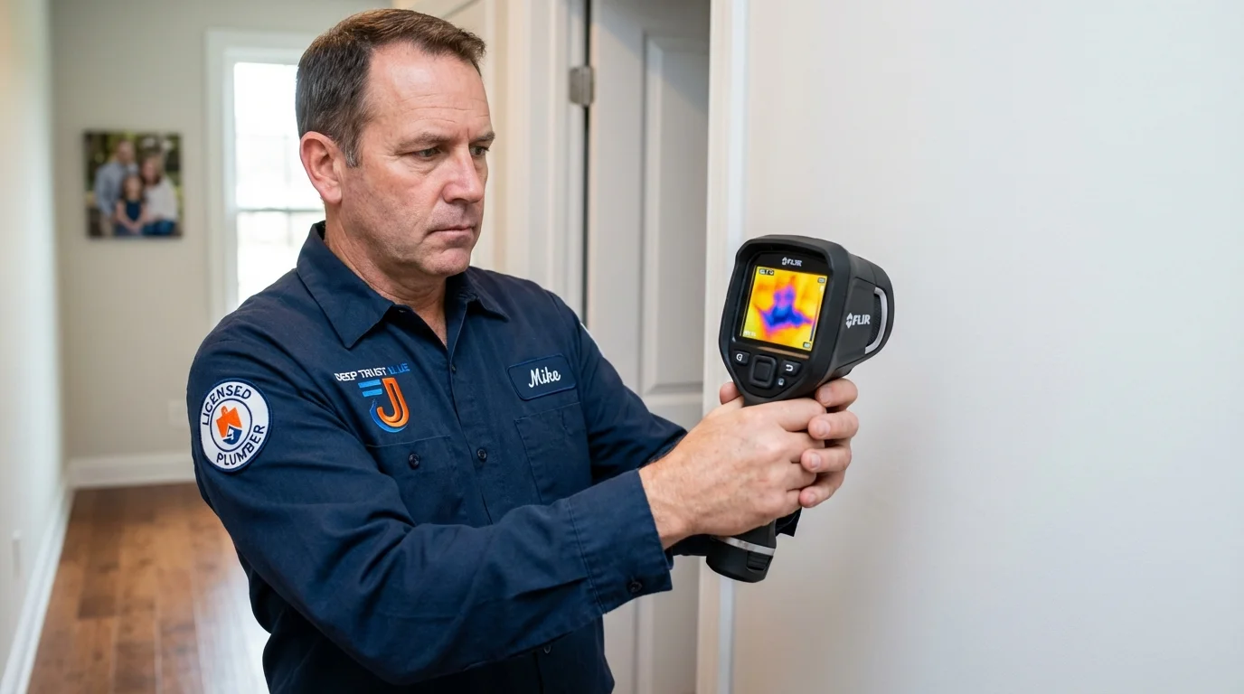 Thermal imaging leak detection by Johns Plumbing LLC in Lake Worth